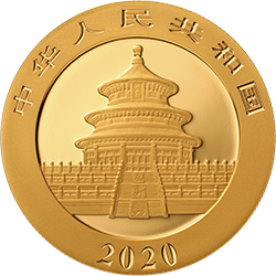 2020版熊貓金銀紀(jì)念幣30克圓形金質(zhì)紀(jì)念幣