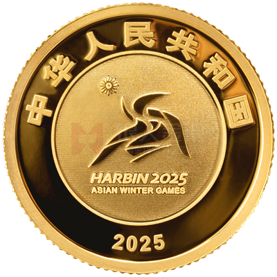 第9屆亞洲冬季運動會3克金質紀念幣