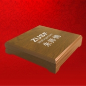 2011年11月：金銀幣制作公司設(shè)計定制朱師傅員工純銀銀牌