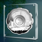 2014年7月：深圳金賽銀并購(gòu)基金公司企業(yè)上市純銀紀(jì)念盤(pán)定做