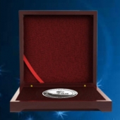 2015年6月訂制　山東兆通公司十二周年慶純銀章紀(jì)念銀章訂制