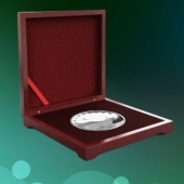 2016年1月制作　廣東金豪漾公司100克純銀銀質(zhì)獎(jiǎng)牌制作