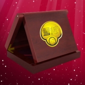 2016年4月定制　上海雪榕公司股票發(fā)行紀念金條加工金錠定制