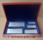 中國(guó)農(nóng)業(yè)銀行傳世之寶金銀條定做制作定制銀條