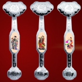 稱(chēng)心如意純銀擺件定購(gòu),純銀如意擺件工藝品訂購(gòu)