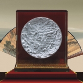 八仙過海純銀銀盤/純銀碟/純銀圓盤/純銀紀(jì)念盤