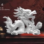 十二生肖龍純銀紀念品、屬龍生肖純銀擺件