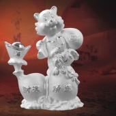 財源廣進(jìn)虎純銀禮品